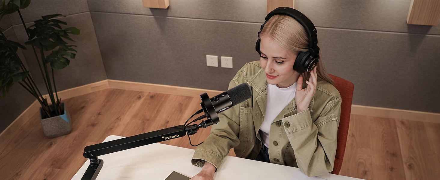 PD300X Dynamic Microphone XLR USB Podcast Recording Mic 192kHz24bit for Content Creation Home Audio Studio Noise Reduction