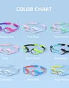 Kids Swimming Goggles Waterproof Swim Eyewear Glasses Anti-fog&Leak Girls Boys Youth Quick Adjustable Strap Age 3-14 Years Old