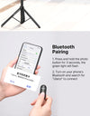 1.5m Bluetooth Wireless Selfie Stick Tripod Monopod for Smartphone GoPro Hero 12 11 10 9 8 insta360 X3 DSLR Camera