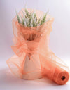 5/10m Wedding Decoration Tulle Roll Crystal Organza Sheer Fabric For Wedding Birthday Party Backdrop Weeding Chair Sashes Decor