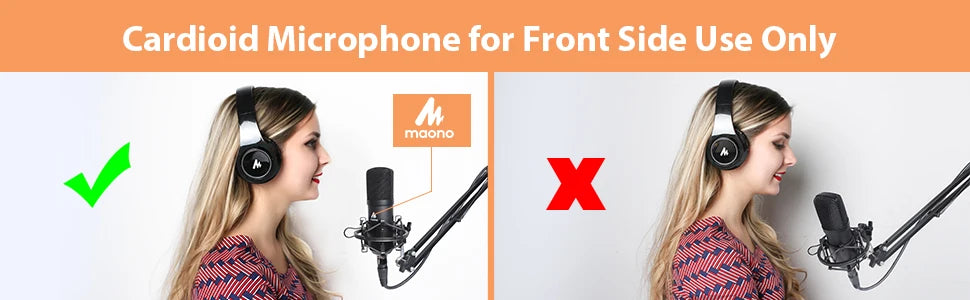 XLR Condenser Microphone Professional Studio Cardioid Microphone Kit Podcast Streaming Mic for Broadcast YouTube Recording