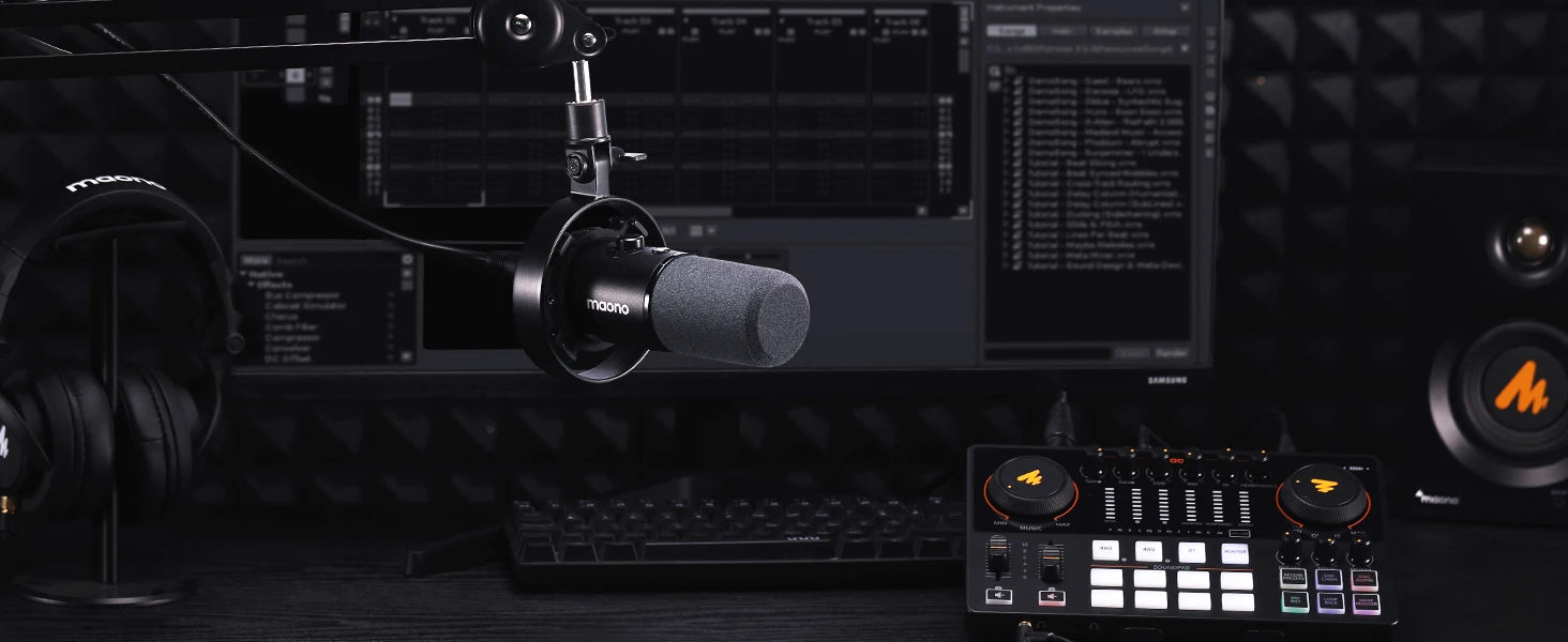 PD300X Dynamic Microphone XLR USB Podcast Recording Mic 192kHz24bit for Content Creation Home Audio Studio Noise Reduction