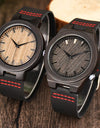 Belt Wood Watch Simple Fashion Lettering Custom Logo