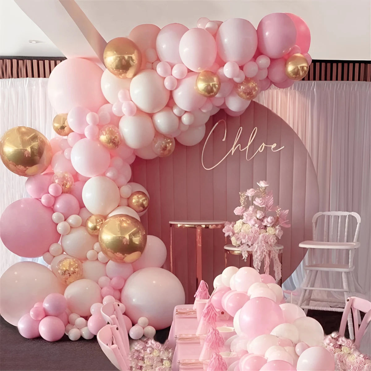 Balloon Garland Arch Kit Birthday Party Decoration Girl Birthday Foil Balloon  Baby Shower Decor Globos Wedding Party Supplies