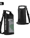 2L Dry Bag Touch Screen Waterproof Bags For Trekking Drifting Rafting Surfing kayak Outdoor Sports Bags Camping Equipment XA394Q