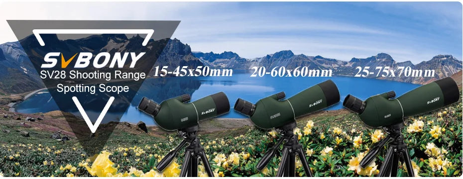25-75x70 Telescope Spotting Scope Powerful Zoom Monocular FMC BAK4 Waterproof For Bird Watching Target Shotting