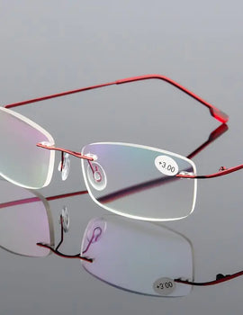 Men's Frame Prescription Glasses Blue Light Male Reading Glasses Titanium Eyeglasses Frame Old Glasses
