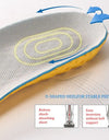 Memory Foam Insoles For Shoes Sole Mesh Deodorant Breathable Cushion Running Insoles For Feet Man Women Orthopedic Insoles