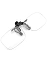 Magnifying Clip On Glass Rimless Lenses Reading Glasses Men Reading Sunglasses With Diopter Magnifier Lenses With Box