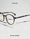 Classic OV Brand Design Glasses Frame Acetate Retro Prescription round Eyeglasses Optical Myopia spectacle frames