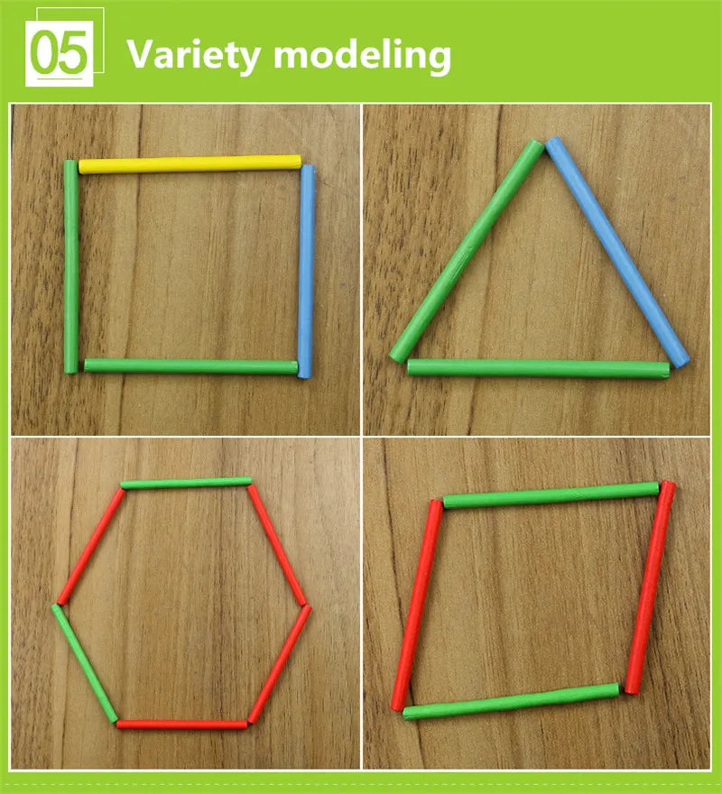 Learning math Wooden Educational Toys Digital Stick Montessori Teaching Aid Mathematics Enlightenment Knowledge