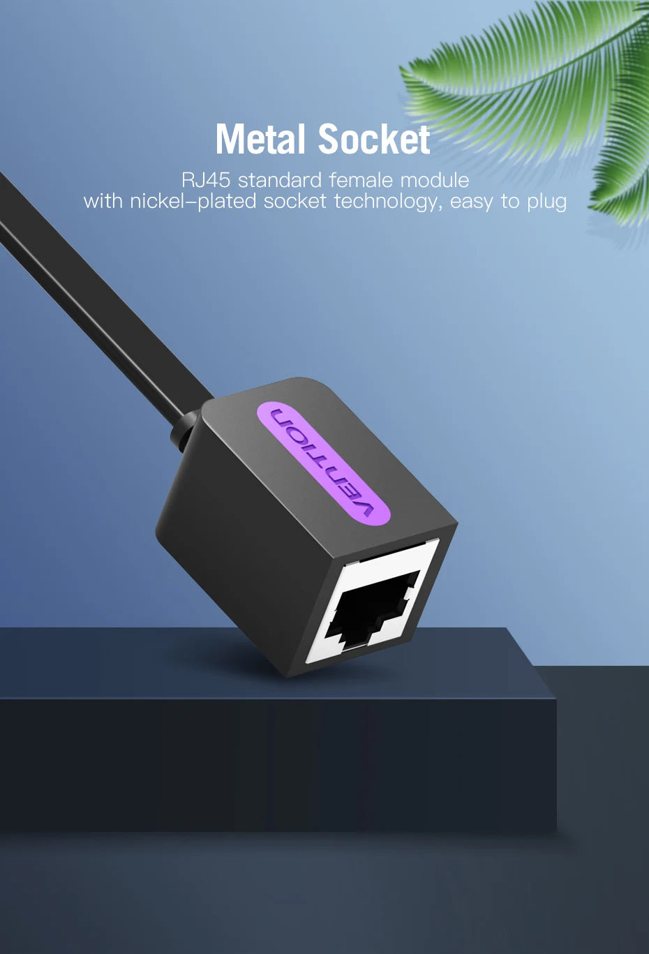 Cat7 Ethernet Extension Cable RJ45 Cat7/Cat6 Male to Female Rj45 Ethernet Extender Adapter for PC Laptop Ethernet Cable