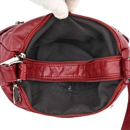 Shoulder Crossbody Bags for Women High Quality Soft Pu Leather Messenger Bag for Girls Purse And Handbags