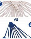 Cotton Hammock Brazilian Double Hammock Hiking Camping Soft Comfortable Fabric Canvas Hammock for Patio Porch Garden Backyard