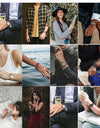 Wristwatches Quartz Watch Auto Date Real Wood Irregular Dial Colorful Band