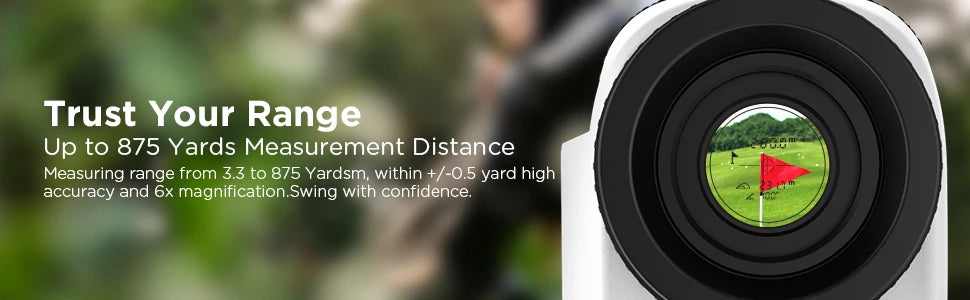 800M Yd Golf Laser Rangefinder Golf Distance Meter with Slope,Vibration,Rangefind suitable for Golf, Hunting ,Match