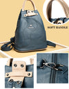 Leather Backpacks Zipper Female Chest Bag Travel Back Pack Ladies Bagpack School Bags