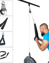 Fitness DIY Pulley Cable Machine Attachment System Arm Biceps Triceps Blaster Hand Strength Trainning Home Gym Workout Equipment