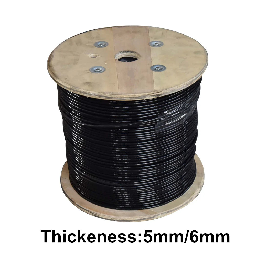 5/6mm Thick Gym Cable Heavy Duty Steel Wire Rope for Cable Machine Home Gym Weight Lifting Pulley System Workout Accessories