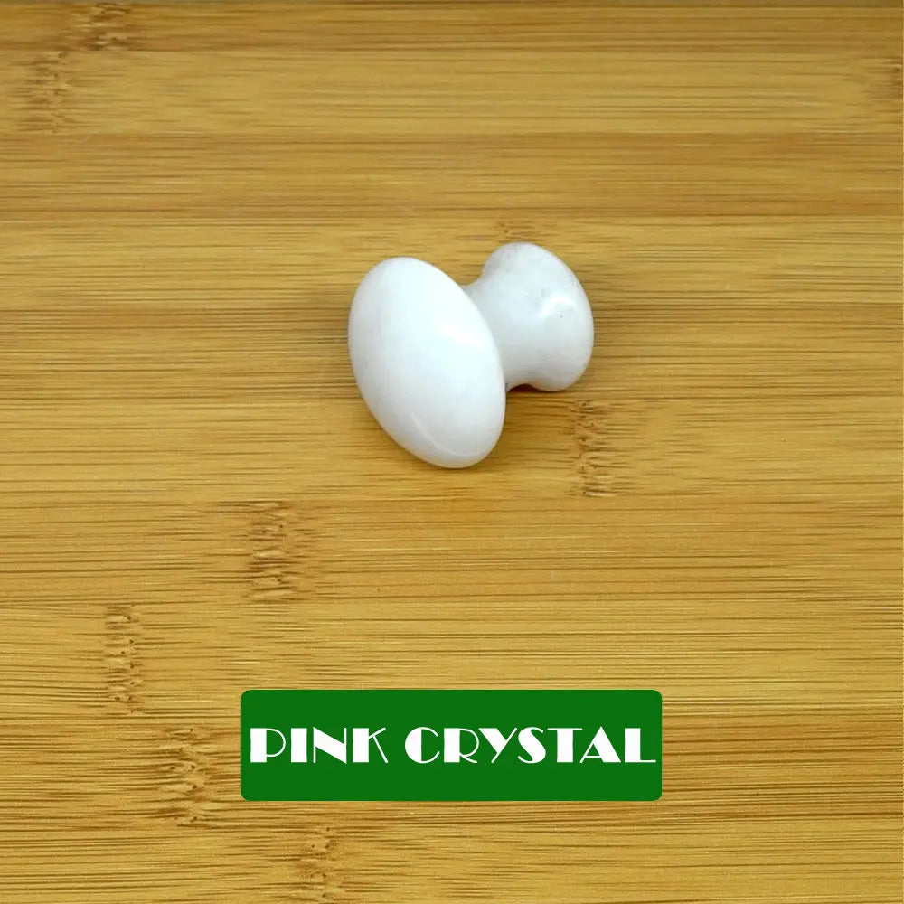Rose Quartz Mushroom Foot Massage Stone Crystal Jade Facial Body Thin Anti-wrinkle Relaxation Beauty Health Care Tool