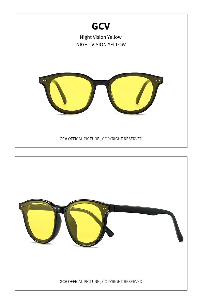 Night Vision Polarized Sunglasses Men Women Driving Goggles Yellow Lens UV400 Fashion Eyewear
