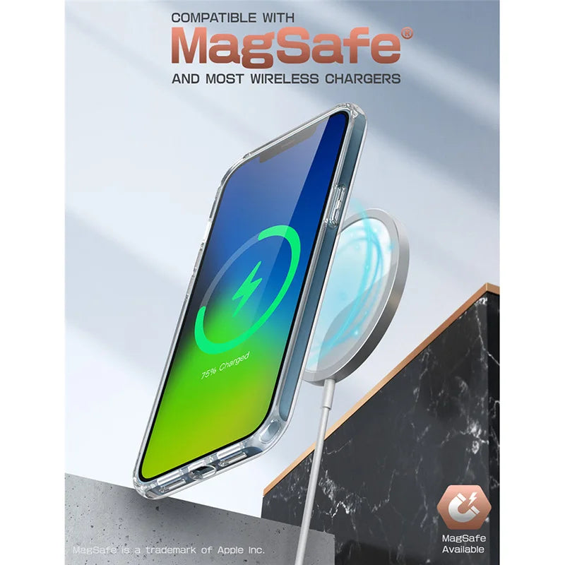 For iPhone 12 Pro Max Case 6.7 inch (2020 Release) UB Style Premium Hybrid Protective Bumper Case Clear Back Cover Caso