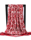Scarves For Women Print Silk Satin Head Scarf Female Luxury Brand Square Shawl Large Hijab Scarfs