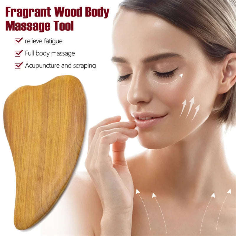 Vietnam Fragrant Wood Massager Presotherapy Tools Body Foot Reflexology Shiatsu Thai Massage Scraping Board