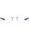 Rimless Reading Glasses Anti-Blue Light Presbyopia Spectacles Eyewear Ultralight Square Frameless Hyperopia Eyeglasses