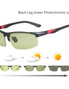 AL-Mg Photochromic Sunglasses Men Driving Sunglasses Men's Polarized Sunglasses