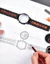 Handmade Wood Watch Japanese Quartz Wristwatches Metal Stainless Steel Timeless Chronograph Auto Date
