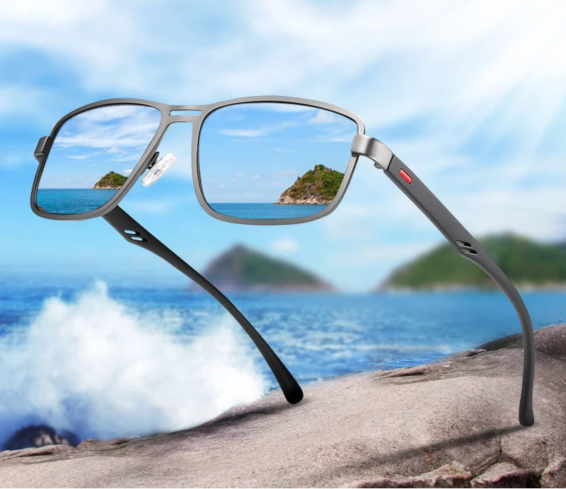 Top Polarized Square Sunglasses UV400 Anti-Glare Driving Fishing Glasses for Men Women