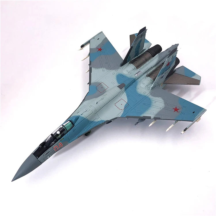Russian Air Force Su-35 Fighter Aircraft Model