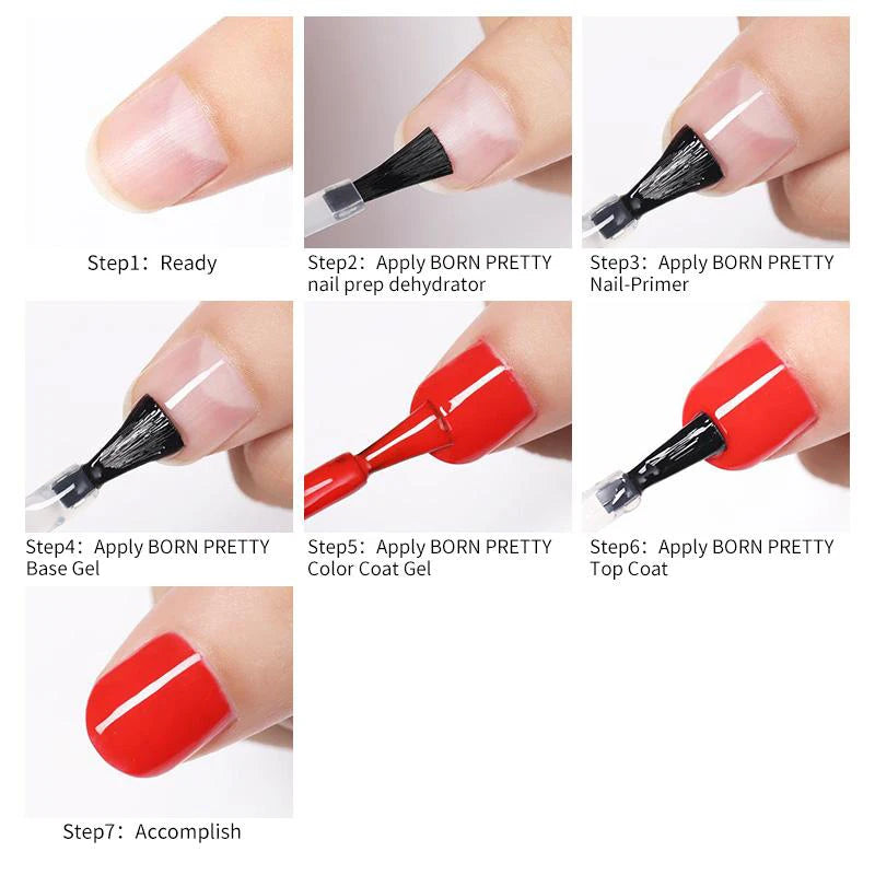 15ml Nail Primer Nail Prep Dehydrate Base Top Coat Gel Nail Polish No Need Of UV LED Lamp Nail Art Varnish Manicure