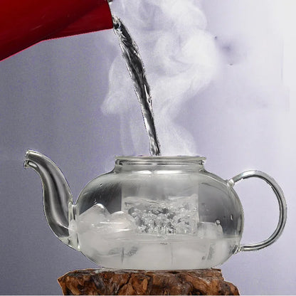 High Boron Silicon Filter Heat Resistant Glass Teapot Set Thick Glass Tea Pot High Temperature Teapot Plus Hot Kettle A