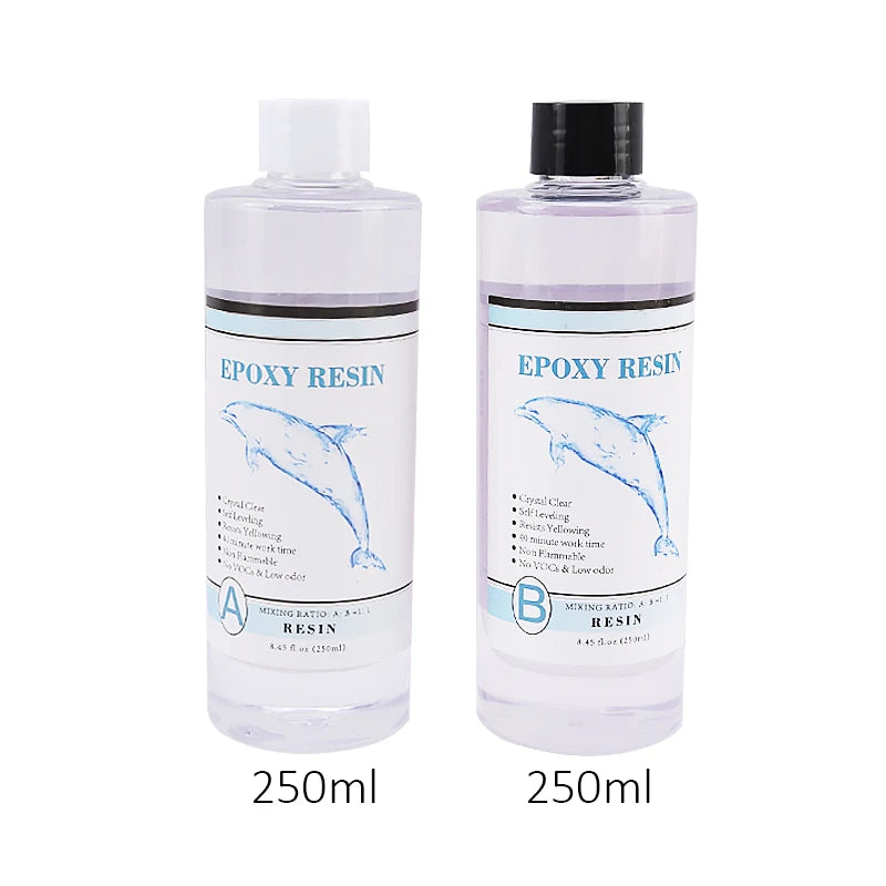 1:1 Clear Epoxy Resin Casting Kit – Crystal Clear Art Resin with Measuring Cups & Accessories