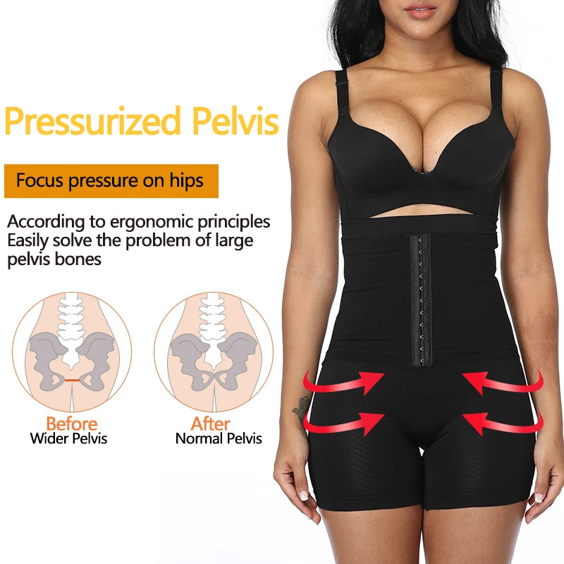 Women Shapewear High Waist Trainer Tummy Control Shorts Slimming Body Shaper Butt Lifter Boyshorts Corrective Underwear