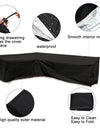 15 sizes Corner Outdoor Sofa Cover Garden Rattan Corner Furniture Cover V Shape L ShapeWaterproof Sofa Protect Set Dust Covers