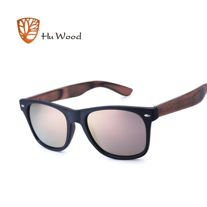 Wooden Sunglass Polarized Eyewear HD Lens Mirror Shades