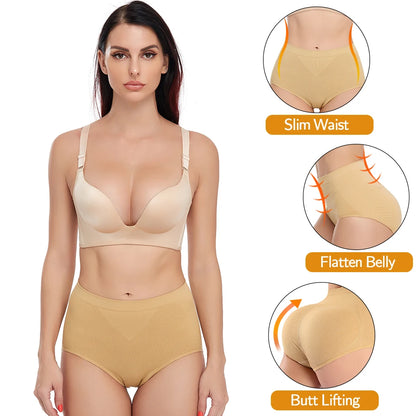 Women Body Shaper Buttocks Padded Panty Butt Lifter Hip Enhancer Underwear Tummy Control Panties Booty Pads Briefs Shapewear