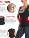 Women Sauna Sweat Vest Polymer Waist Trainer Weight Loss  Shapewear Tummy Slimming Sheath Workout Body Shaper Corset Fitness Top