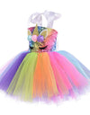 Girl Unicorn Dresses for Girls Tutu Princess Party Dresses with LED Lights Flower Birthday Party Cosplay Costume Girls Clothing