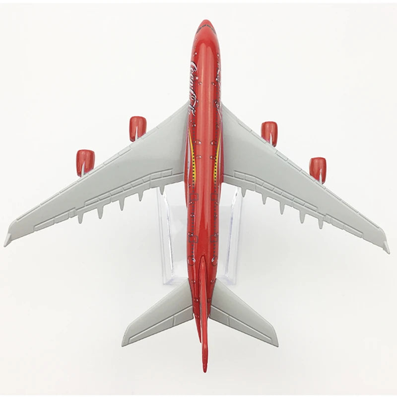 16CM COLA Airlines Airbus A380 Aircraft Model