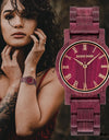 Watch Real Wood Wristband Wristwatches With Roman Numerals in Bamboo Box