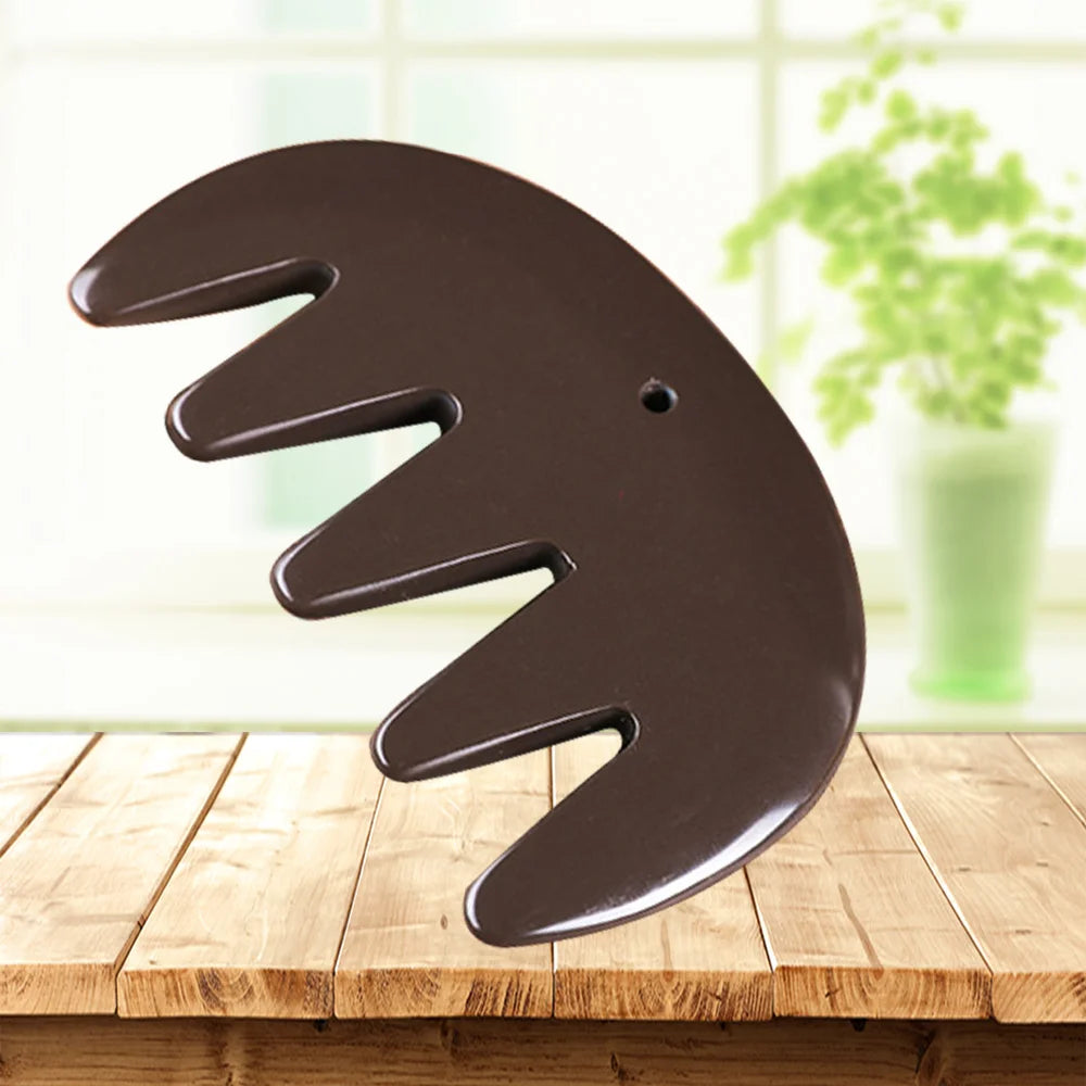 5A grade brown color Si Bin Bian stone massage guasha kit multifuntion beauty head hair comb 100% original