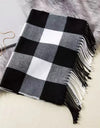 Classic lattice men soft shawl plaid scarves shawl wraps shawl neckerchief headband muffler