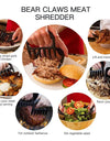 1 Pieces Bear Claw Meat Grinder Tear Meat Tools Bear Claw BBQ Fork To Tear Meat Food Fork Points As Meat Barbecue Kitchen Tools
