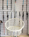 Nordic Style Hammock Chair Tassels Dreamy Round Hanging Chair Cotton Rope Macrame Swing Chairs
