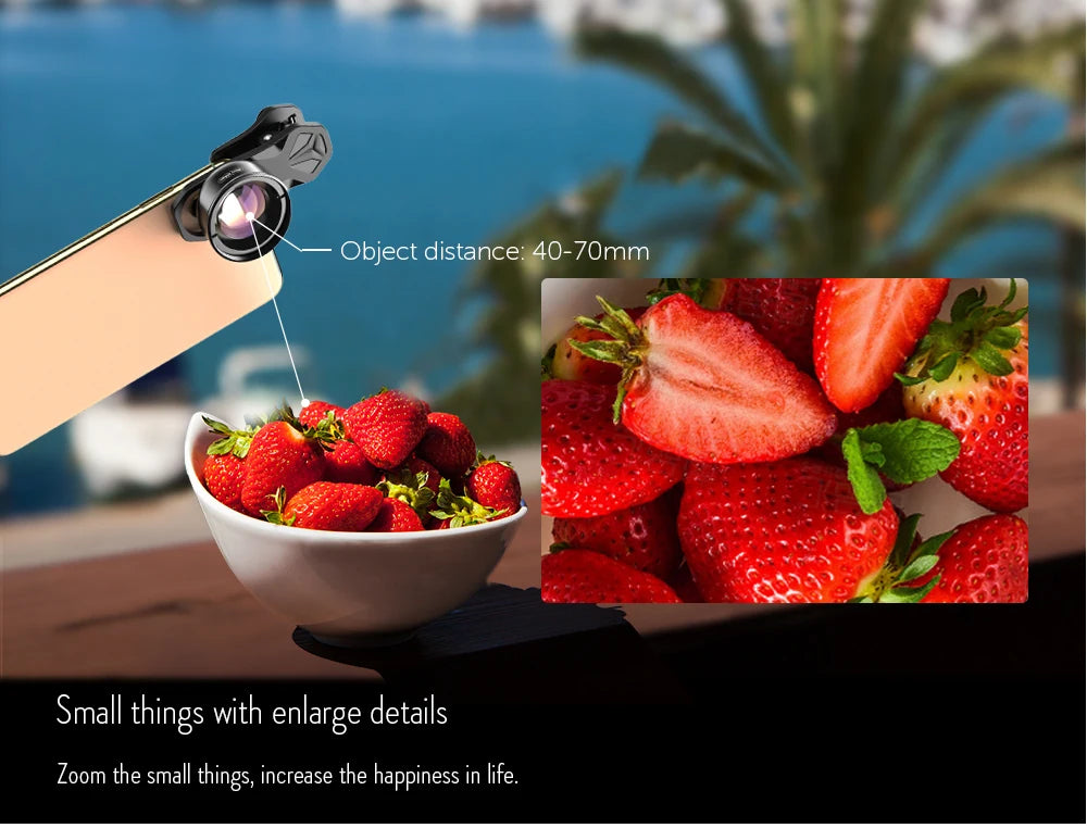 100mm Macro Smartphone Camera Lens with Universal Clip