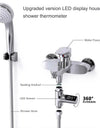 LED Display Household Water Shower Thermometer 5-85℃ Flow Self-powered Water Thermometer Monitoring Baby Care Energy Smart Meter